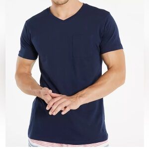 PETER ALEXANDER CLASSIC PJ TEE BASIC TOP NAVY BLUE MEDIUM RRP$39.95 OLD LABEL